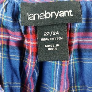 Lane Bryant Tops - LANE BRYANT PLAID LONG SLEEVE BUTTON SHIRT Lane Bryant Tops - LANE BRYANT PLAID LONG SLEEVE BUTTON SHIRT